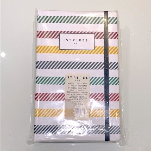 Hudson’s Bay Other - *NEW* Hudson’s Bay Company "STRIPES HBC" Branded Journal Notebook